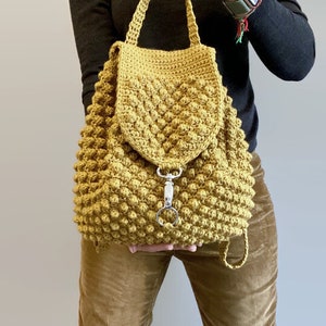 SCHEMA UNCINETTO IRIS Zaino Borsa Schema borsa all'uncinetto Borsa in rafia borsa all'uncinetto borsa da donna borsa shopping borsa estiva borsa da spiaggia, borsetta immagine 7