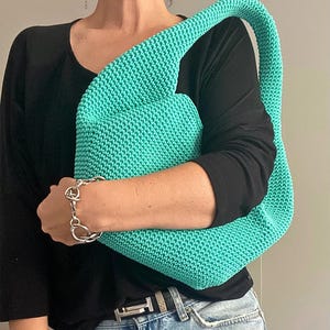 SCHEMA ALL'UNCINETTO Borsa OLIVIA Modello all'uncinetto per borsa Borsa in lana borsa all'uncinetto borsa da donna, borsa a mano, tote, video tutorial