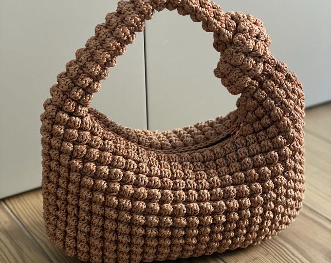 CROCHET PATTERN GLORIA Bag Crochet Bag Pattern Wool Bag crochet purse  woman bag shopping bag summer bag beach bag, handbag Raffia Bag