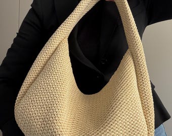 CROCHET PATTERN VENICE Bag Crochet Bag Pattern Wool Bag crochet purse  woman bag shopping bag summer bag beach bag, handbag