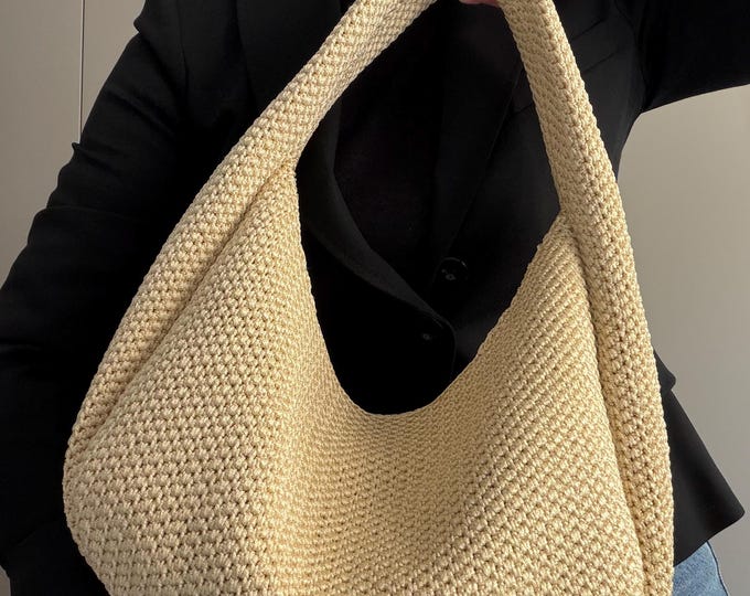 CROCHET PATTERN VENICE Bag Crochet Bag Pattern Wool Bag crochet purse  woman bag shopping bag summer bag beach bag, handbag