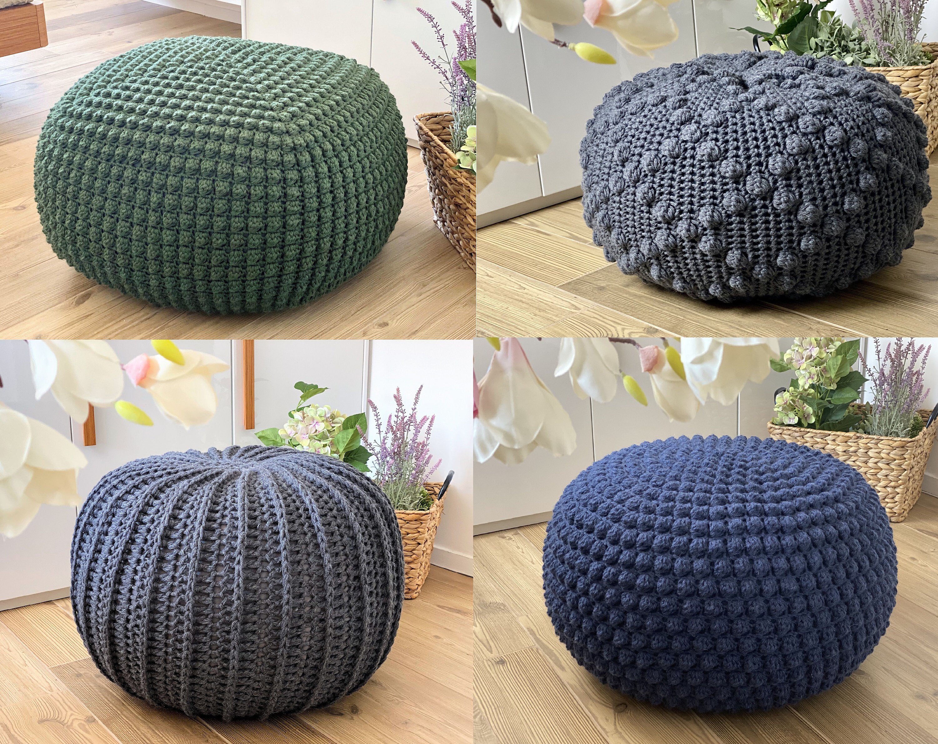 pouf pillows