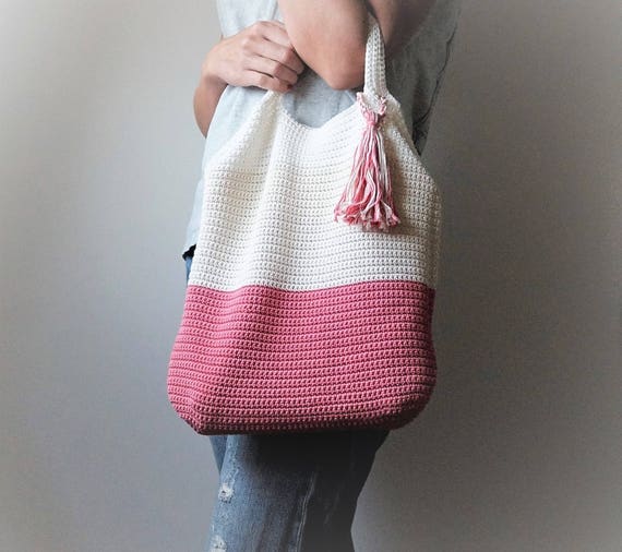 CROCHET PATTERN Crochet Tote Bag PATTERN Bucket Bag Boho - Etsy