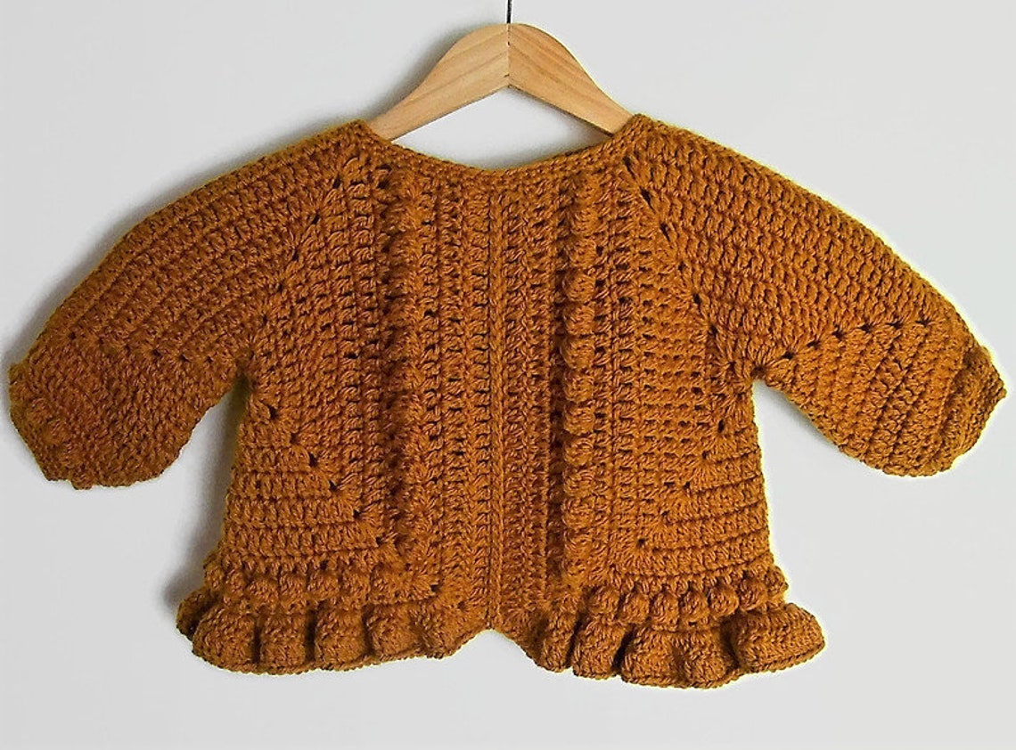 4 CROCHET PATTERNS Crochet Baby Child Granny Square Jacket - Etsy