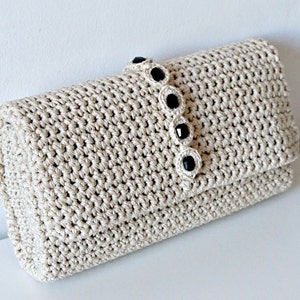CROCHET PATTERN Crochet Bag Pattern crochet purse pochette pattern woman bag, evening bag, summer bag, handbag, crochet bag, clutch