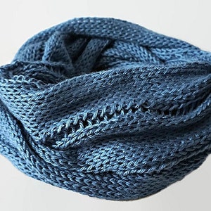 KNITTING PATTERN Knit Infinity Scarf Pattern  Eternity Scarf Knitting Pattern Knitting Scarves Pattern Cowl Scarf Pattern Knitting Pattern