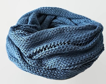 KNITTING PATTERN Knit Infinity Scarf Pattern  Eternity Scarf Knitting Pattern Knitting Scarves Pattern Cowl Scarf Pattern Knitting Pattern