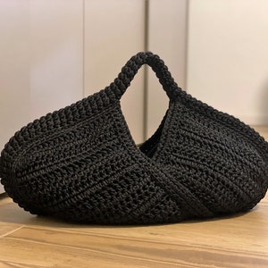 CROCHET PATTERN CETARA in 2 mm cord Crochet Bag Pattern Raffia Bag crochet purse  woman bag shopping bag summer bag beach bag, handbag