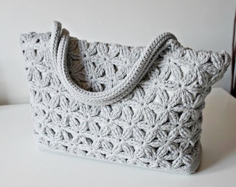 PATRÓN CROCHET Bolso Crochet Patrón Bolso Tote Patrón bolso mujer crochet, bolso shopping, bolso verano bolso playa, bolso, bolso bandolera crochet