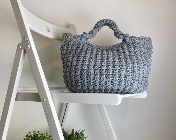 VIDEO TUTORIAL Crochet pattern Crochet Bag Pattern Tote Pattern crochet purse, shopping bag, summer bag beach bag, handbag, shoulder bag
