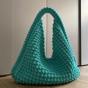 MOTIF AU CROCHET Luana Bag Crochet Bag Pattern Tote Pattern sac à main au crochet pour femme, sac shopping, sac d'été, sac de plage, sac à main