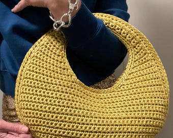 CROCHET PATTERN LUNA Bag Crochet Bag Pattern Wool Bag crochet purse  woman bag shopping bag summer bag beach bag, handbag