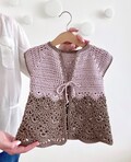 Crochet PATTERN Sasha Cardigan Baby Jacket PATTERN  Baby Cardigan Baby Girl Pattern Baby Outfit Newborn Baby Girl Clothes Pattern PDF