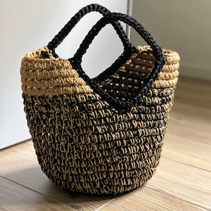 HÄKELANLEITUNG V-Bag Häkeltasche Tote Pattern Häkeltasche Frauentasche, Einkaufstasche, Sommertasche, Strandtasche, Handtasche