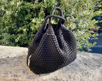 CROCHET PATTERN Arcadia Tote Bag Crochet Bag Pattern crochet purse  shopping bag, summer bag beach bag, handbag, crochet shoulder bag