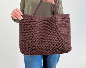 Borsa Bobbles CROCHET PATTERN Tote Crochet Bag Pattern Tote Pattern borsa all'uncinetto, shopping bag, borsa da spiaggia estiva, borsetta