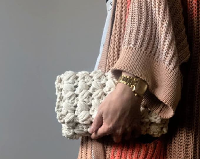EASY CROCHET PATTERN Crochet Bag Pattern crochet purse pochette pattern woman bag, evening bag, summer bag, handbag, crochet bag, clutch