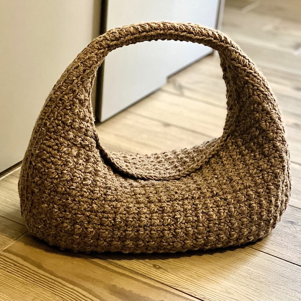 CROCHET PATTERN Milano Bag Crochet Bag Pattern Wool Bag crochet purse  woman bag shopping bag summer bag beach bag, handbag