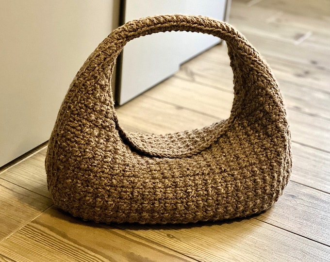 CROCHET PATTERN Milano Bag Crochet Bag Pattern Wool Bag crochet purse  woman bag shopping bag summer bag beach bag, handbag