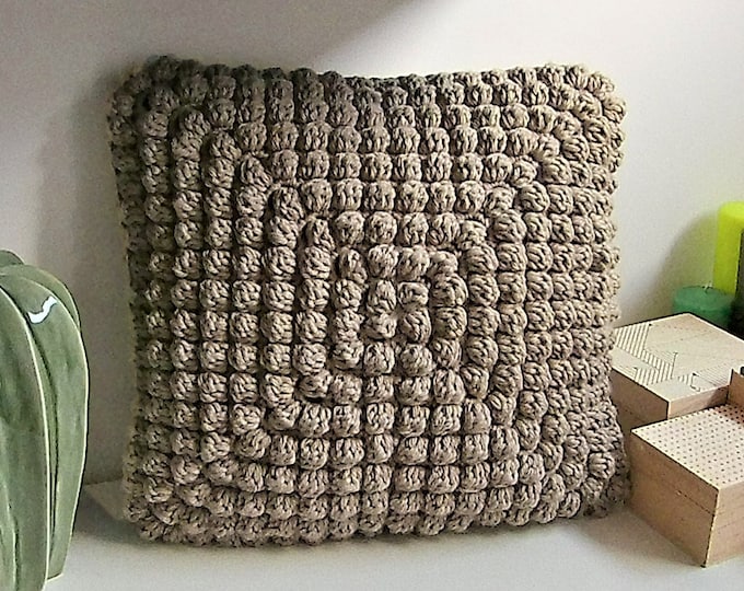 CROCHET PATTERN, Bobbles in the Puff Pillow Pattern, Crochet Pillow Pattern, Pattern, Crochet, Pattern, Pillow Pattern, Pillows Patterns