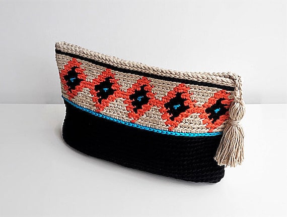 CROCHET PATTERN Crochet Bag Pattern Crochet Purse Pochette Pattern