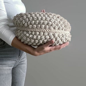 PATRÓN CROCHET Bolso Ronda Patrón Bolso Crochet Bolso Lana Bolso crochet bolso mujer bolso shopping bolso verano bolso playa, bolso imagen 7