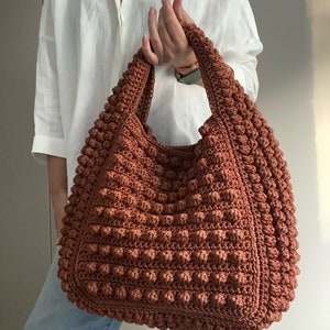 CROCHET PATTERN Ferrara Bag Crochet Bag Pattern Tote Pattern crochet purse  woman bag, shopping bag, summer bag beach bag, handbag