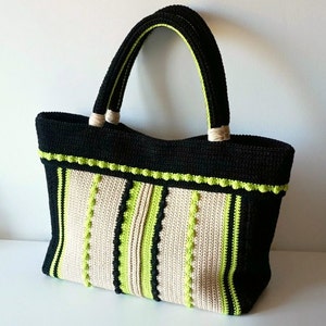 CROCHET PATTERN Crochet Bag Pattern Tote Pattern crochet purse  woman bag, shopping bag, summer bag beach bag, handbag, crochet shoulder bag