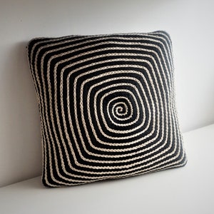 CROCHET PATTERN, Spiral  Pillow Pattern, Crochet Pillow Pattern, Pillow Cover Pattern, Crochet, Pattern, Pillow Pattern, Patterns