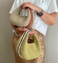 CROCHET PATTERN MINIME Milano Bag Crochet Bag Pattern Wool Bag crochet purse  woman bag shopping bag summer bag beach bag, handbag