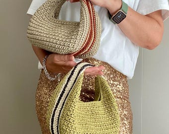 CROCHET PATTERN MINIME Milano Bag Crochet Bag Pattern Wool Bag crochet purse  woman bag shopping bag summer bag beach bag, handbag