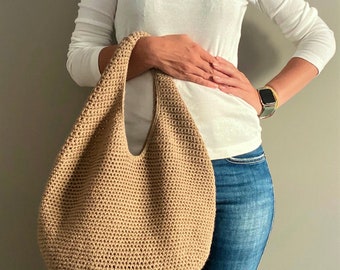 CROCHET PATTERN ALBA Crochet Bag Pattern Wool Bag crochet purse  woman bag shopping bag summer bag beach bag, handbag