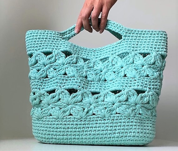 CROCHET PATTERN Siril Bag Crochet Bag Tote Pattern crochet purse  woman bag, shopping bag, summer bag beach bag, handbag
