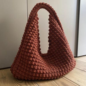 MOTIF AU CROCHET Luana Bag Crochet Bag Pattern Tote Pattern sac à main au crochet pour femme, sac shopping, sac d'été, sac de plage, sac à main