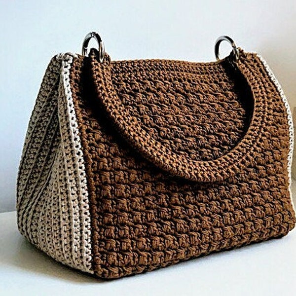 CROCHET PATTERN Crochet Bag Pattern Tote Pattern crochet purse  woman bag, shopping bag, summer bag beach bag, handbag, crochet market bag