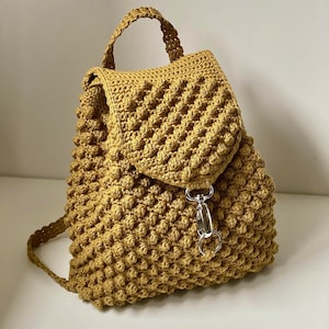 MOTIF AU CROCHET IRIS Sac à dos Sac au crochet Sac à main en raphia Sac à main au crochet pour femme, sac shopping, sac d'été, sac de plage, sac à main