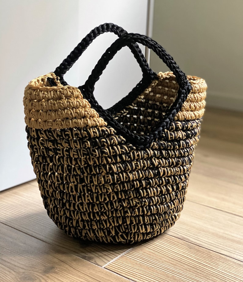 4 CROCHET PATTERNS Crochet Bag Pattern Tote Pattern crochet purse woman bag, shopping bag, summer bag handbag crochet shoulder bag image 5