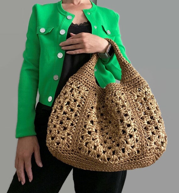 Duffel Bag  Crochet bag pattern, Crochet bag, Crochet bags purses