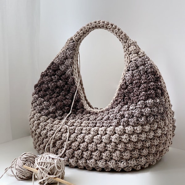 CROCHET PATTERN Ronda Bag Crochet Bag Pattern Wool Bag crochet purse  woman bag shopping bag summer bag beach bag, handbag