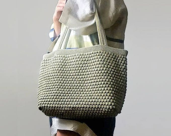 CROCHET PATTERN Crochet Bag Pattern Tote Pattern crochet purse  woman bag, shopping bag, summer bag beach bag, handbag, crochet shoulder bag