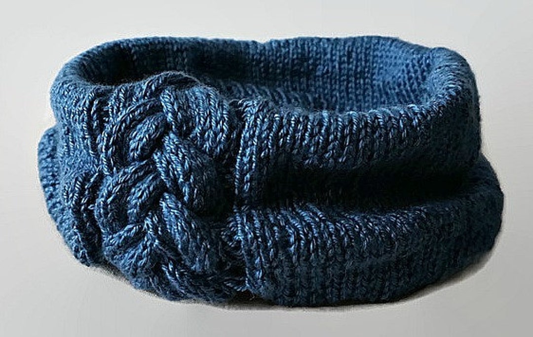 KNITTING PATTERN Knit Infinity Scarf Pattern Eternity Scarf