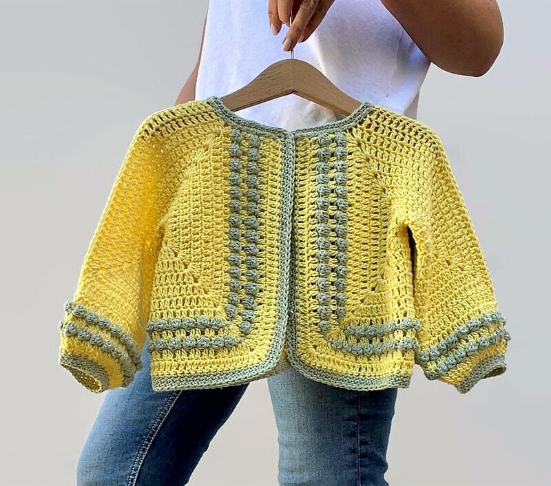 Crochet child deals cardigan pattern