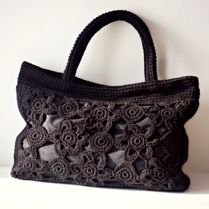 CROCHET PATTERN Ravenna Crochet Bag Pattern Tote Pattern crochet purse, shopping bag, summer bag beach bag, handbag, crochet shoulder bag zdjęcie 4