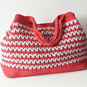 HÄKELANLEITUNG Schultertasche Häkelmuster Schultertasche, Einkaufstasche, Sommertasche, Strandtasche, Handtasche, Häkelanleitung