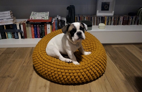 CROCHET PATTERN Video Tutorial Diy Tutorial Crochet Pouf Pet