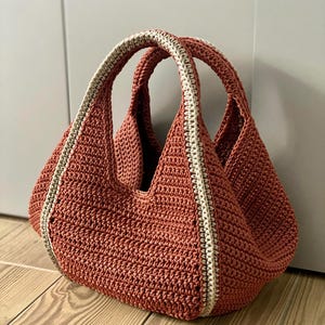 CROCHET PATTERN LIMA Bag Crochet Bag Pattern Wool Bag crochet purse  woman bag shopping bag summer bag beach bag, handbag Raffia Bag