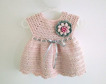 Crochet PATTERN Baby Dress  Dress Pattern Crochet  Newborn Outfit Baby Girl Clothes Crochet Baby Dress PATTERN PDF (sizes up to 4 years)