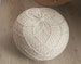 KNITTING PATTERN Knitted Pouf Pattern Poof Knitting Ottoman Footstool Home Decor Pillow Bean Bag, Pouffe, Floor cushion