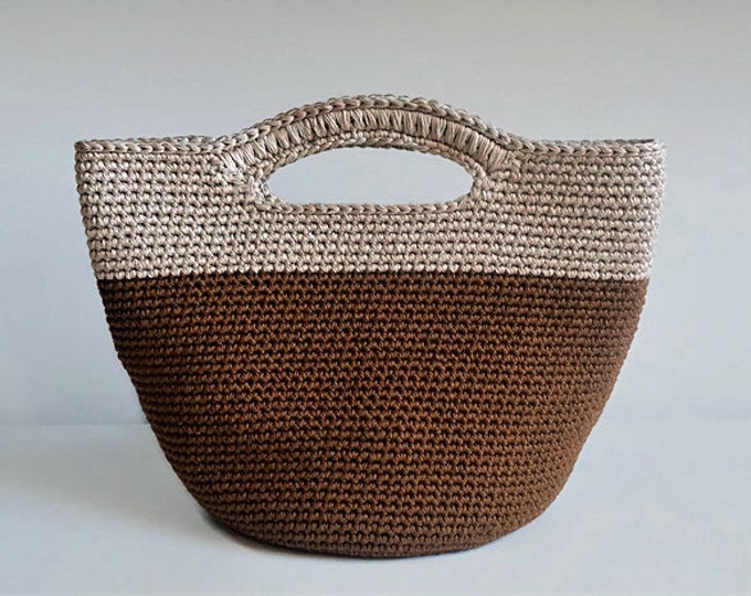 CROCHET PATTERN Crochet Bag Pattern Tote Pattern crochet purse  woman bag, shopping bag, summer bag beach bag, handbag, crochet market bag