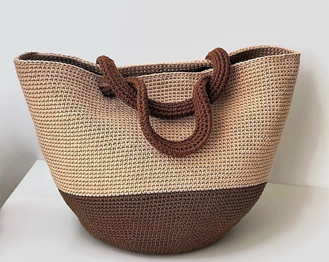 CROCHET PATTERN Cammie Bag Crochet Bag Pattern crochet purse  shopping bag, summer bag beach bag, handbag, crochet shoulder bag